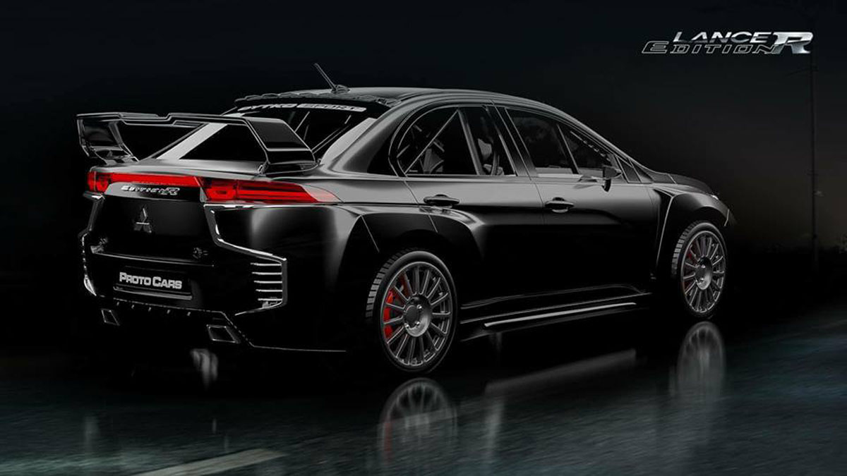 三菱粉丝让传奇复活， Mitsubishi Lancer Evo Edition R 假想图！