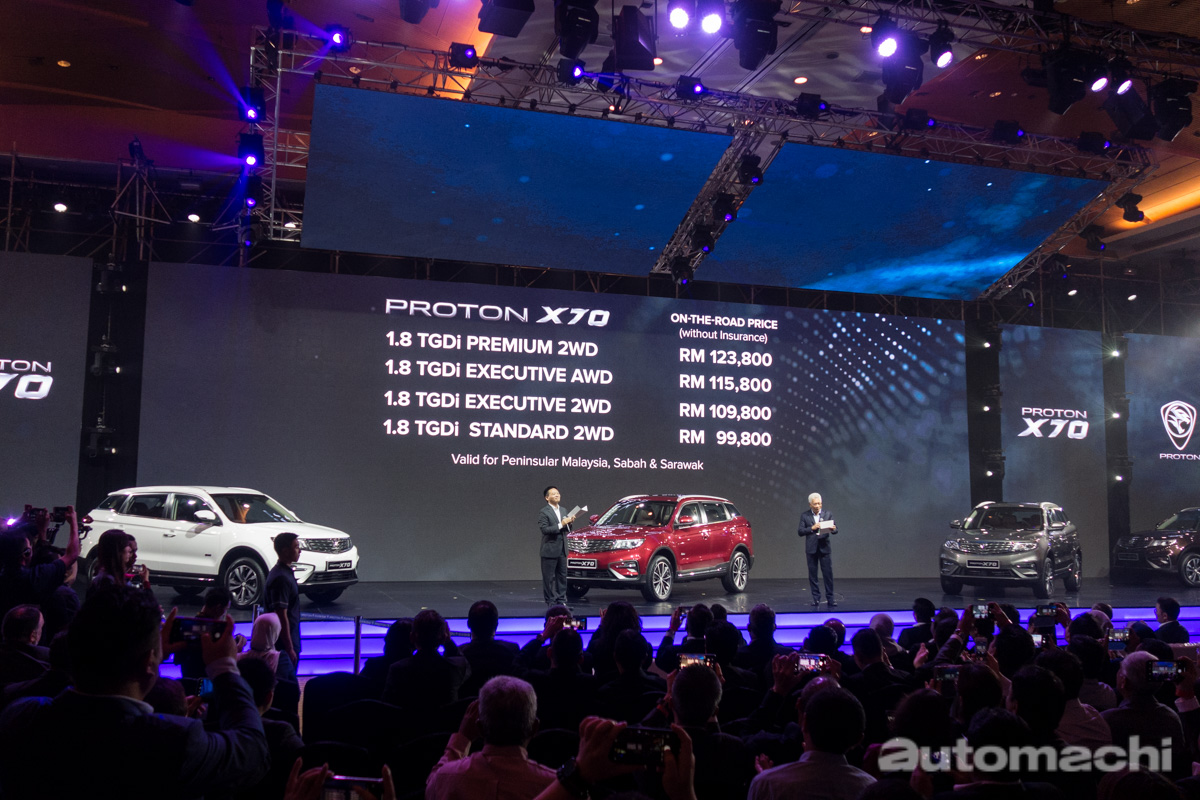 Proton X70 正式发表！售价 RM 99,800 起跳！