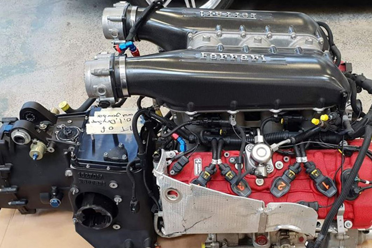 异种移植最佳引擎？ Ferrari 458 GT3 引擎拍卖出售！