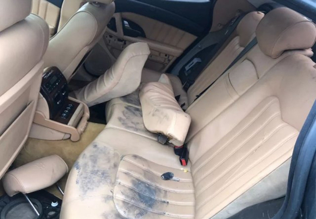 停空地1年被偷剩车壳，车主：忘了自己有辆 Maserati ！