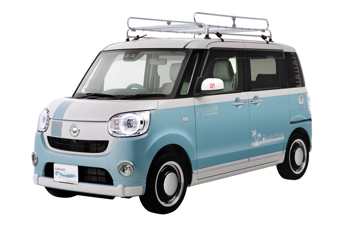 初音未来的发色！Daihatsu Move Canbus 特别复古版！