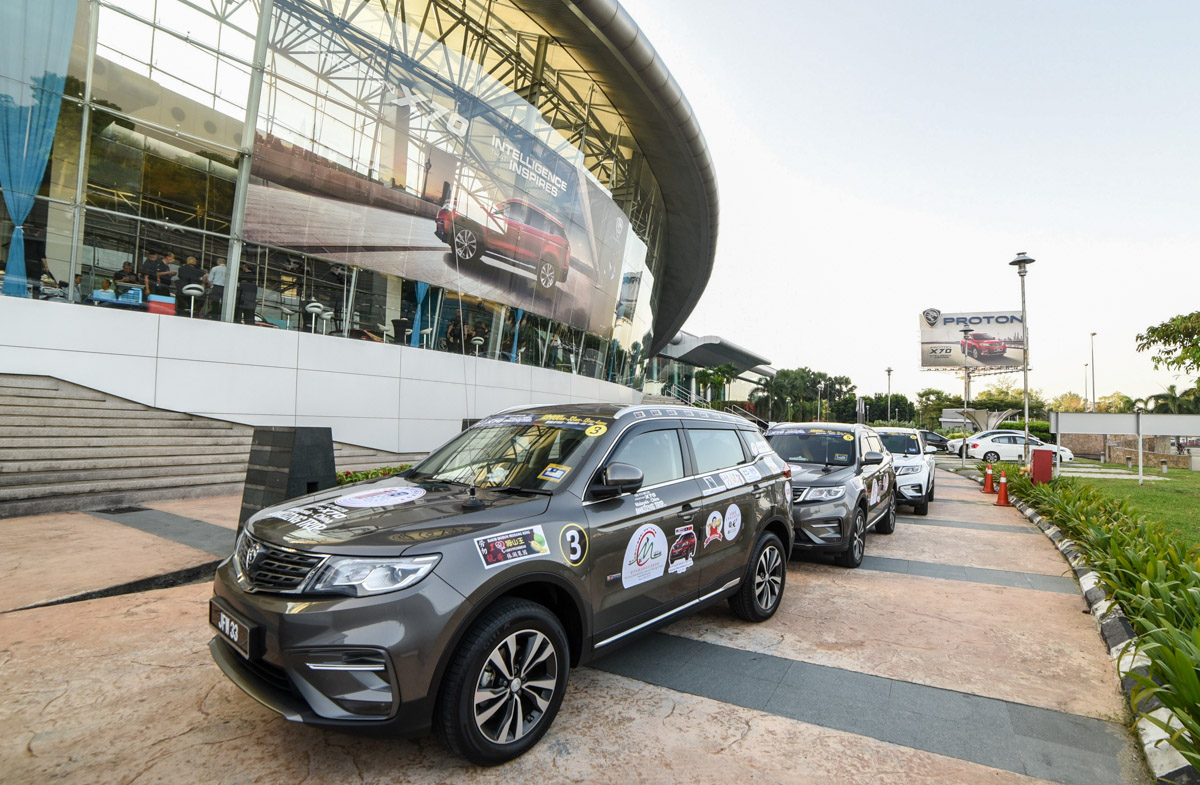 13,000公里远征！ Proton X70 车队开往 Geely 杭州总部！