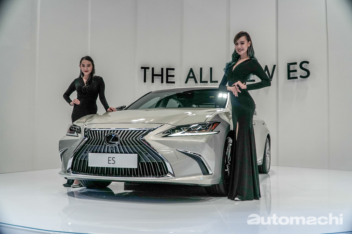 我国备有三种车型, 2019 Lexus ES 官网现踪影!