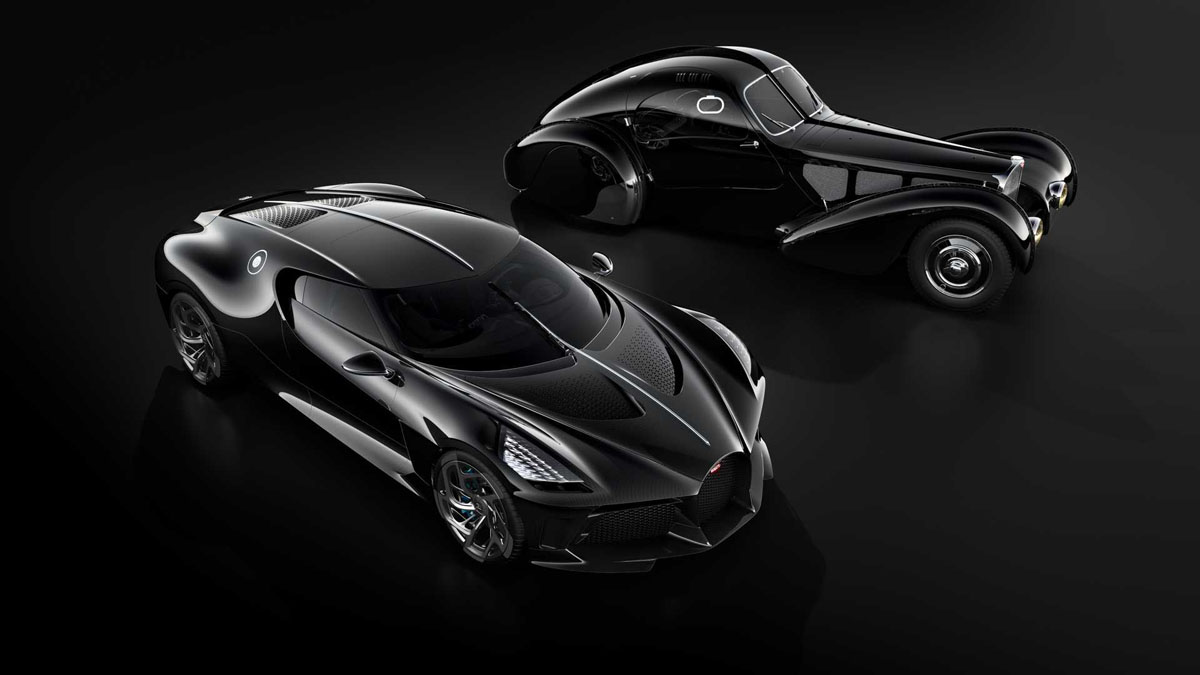 Bugatti La Voiture Noire 正式发表，史上最贵的黑车？