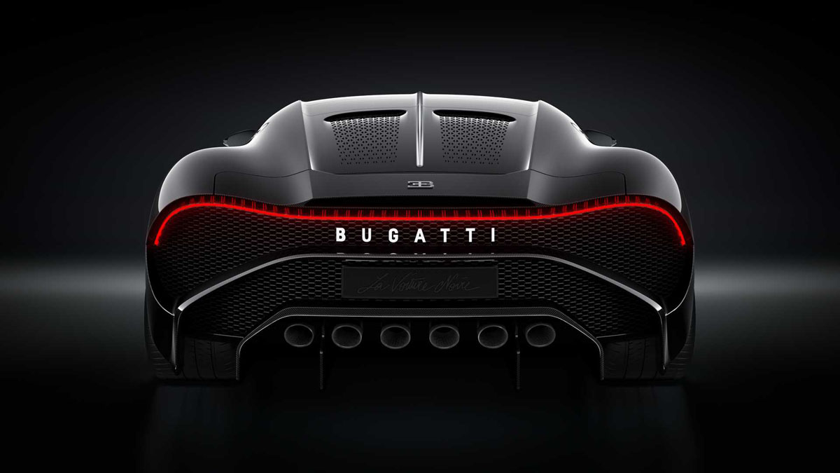 Bugatti La Voiture Noire 正式发表，史上最贵的黑车？
