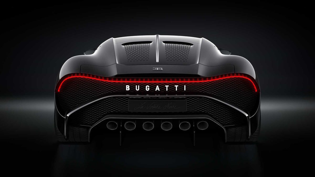 Bugatti La Voiture Noire 正式发表，史上最贵的黑车？