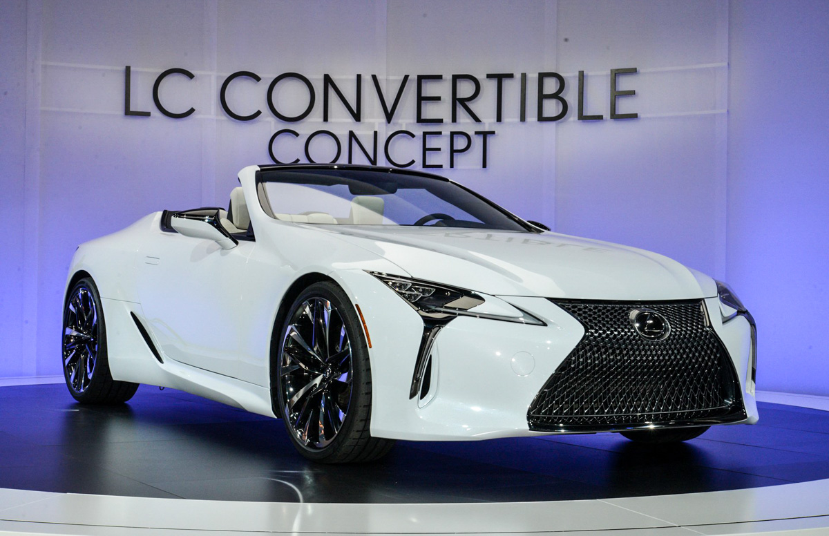 Lexus LC Convertible Concept 日内瓦车展绝美登场！