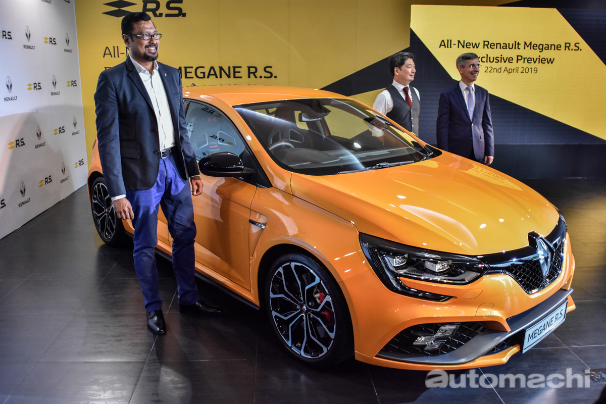 Renault Megane R.S 现身我国,售价从RM 279,888起跳!