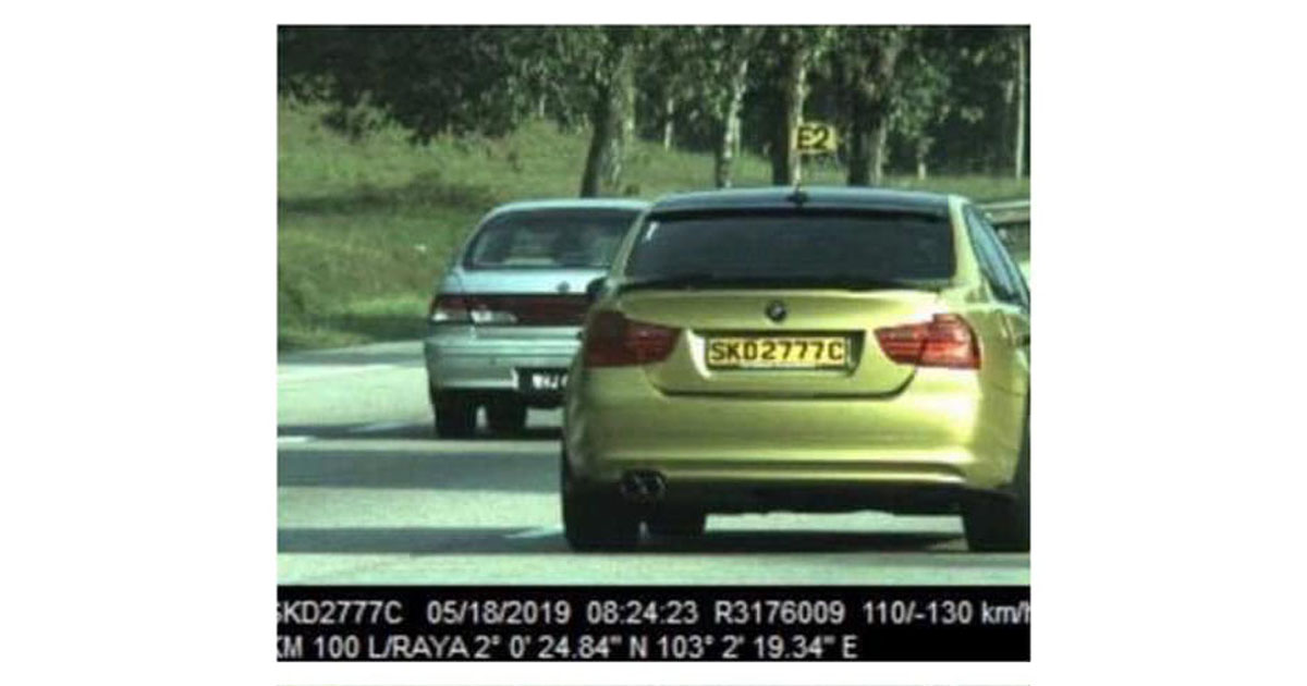 为了躲避 Saman ，新加坡车主居然更换假车牌！