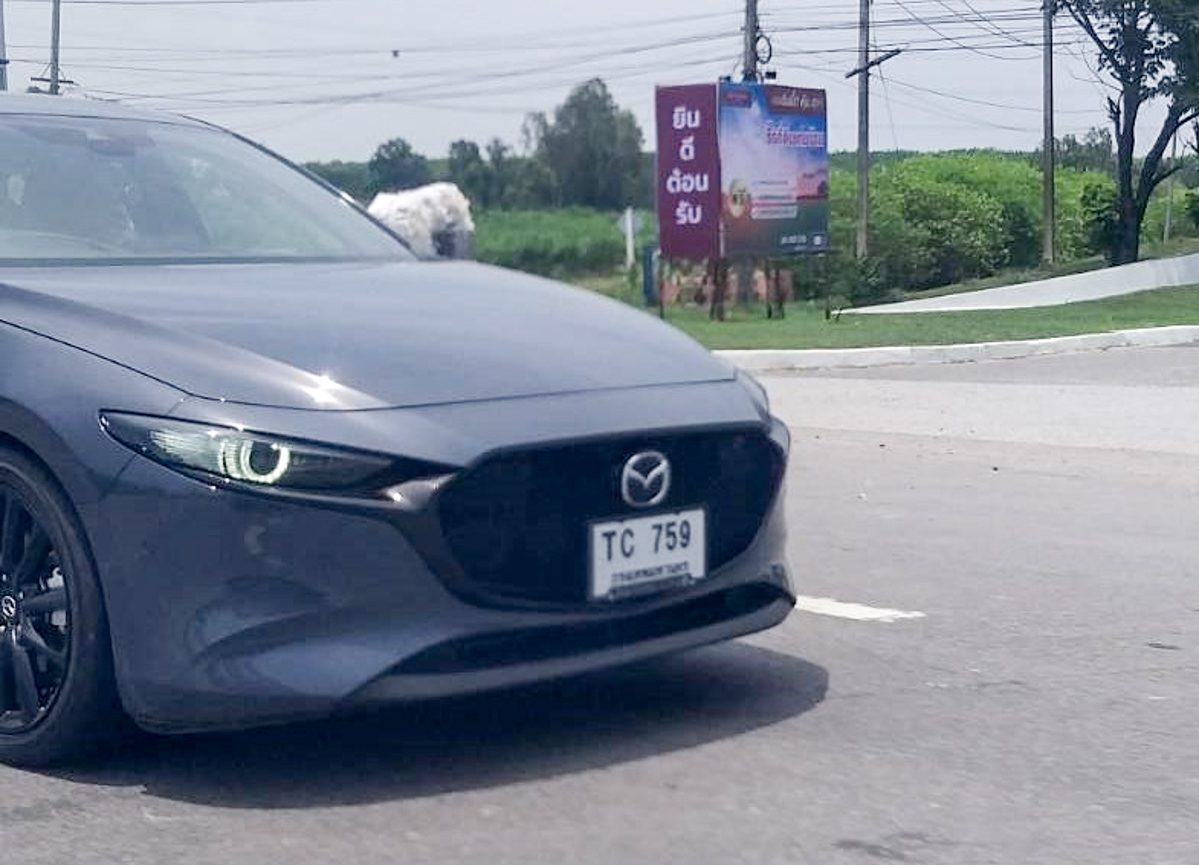 东南亚版本来了！ Mazda3 BP 现身泰国测试！