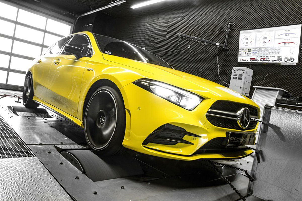 Mercedes-AMG A35 只需 Mcchip-DKR 晶片即可获得341 Hp的马力！