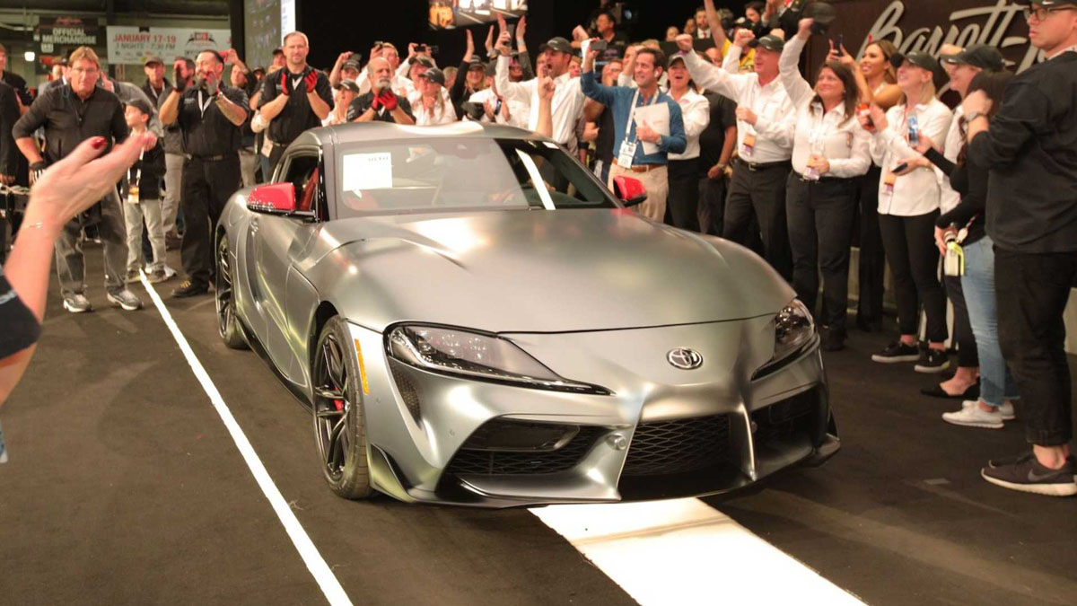 全球首台 Toyota Supra A90 正式交车，这台车售价2,100,000美金！