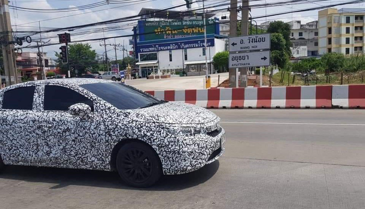 2020 Honda City 外观长这样？完全就是缩小版 Civic ！