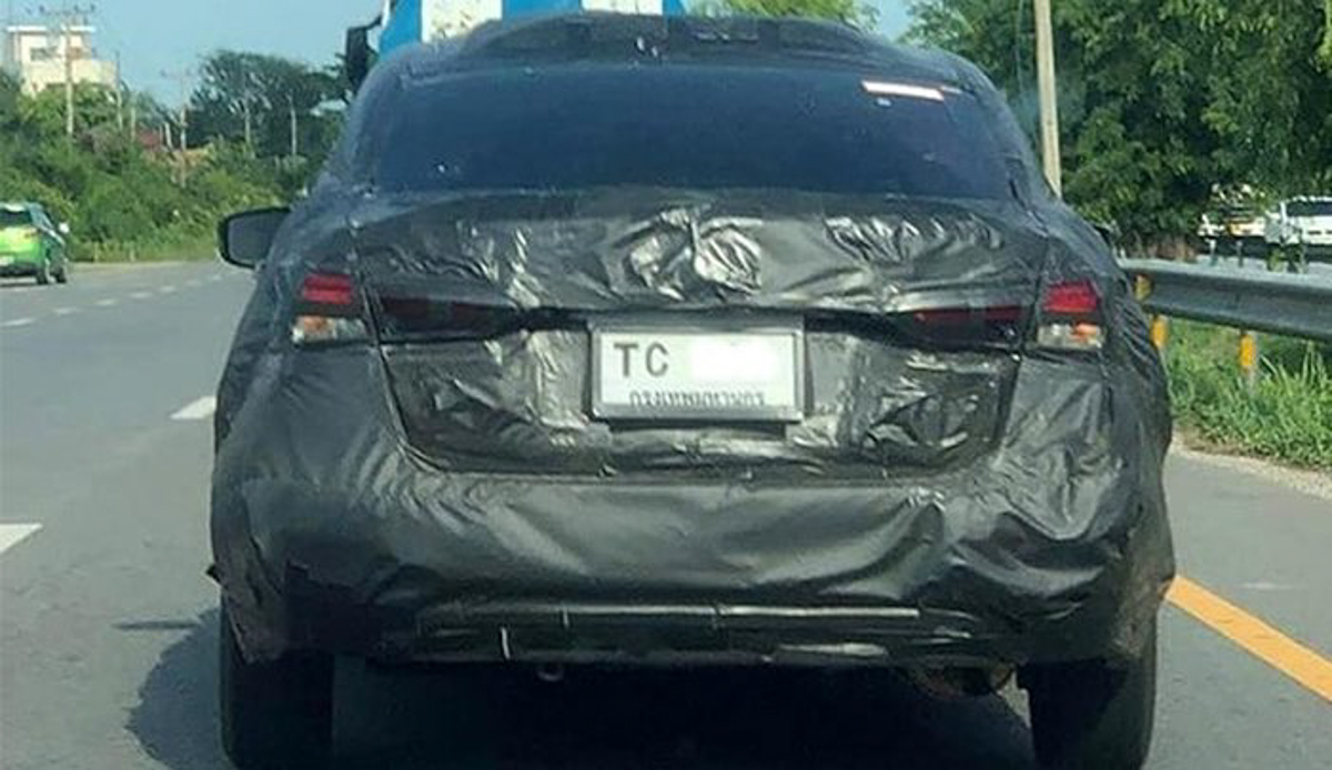 不让 City 专美！新一代 Nissan Almera 现身泰国路试！