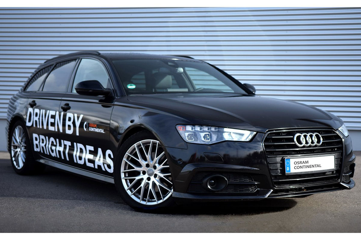 Osram 公布全新数位头灯组技术，真的很像科幻片！