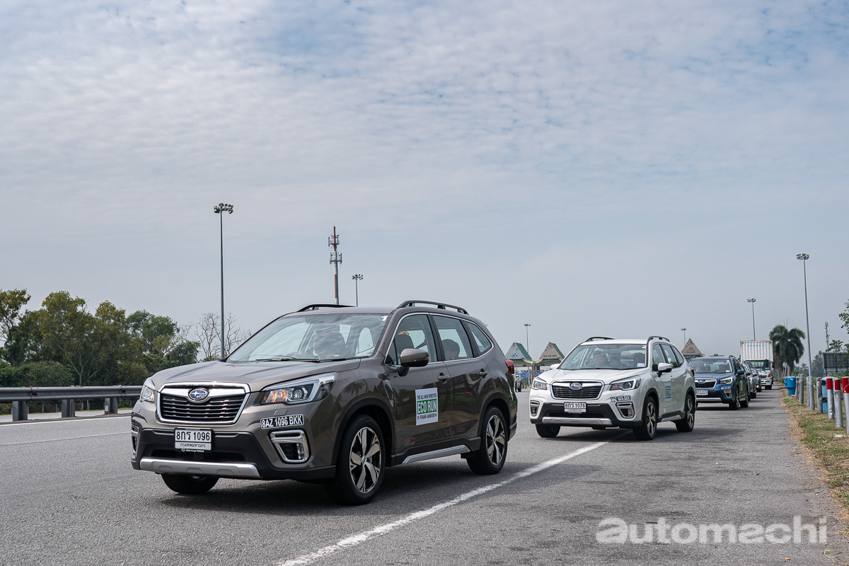 2019 Subaru Forester 泰国抢先体验，满缸燃油行驶接近900公里