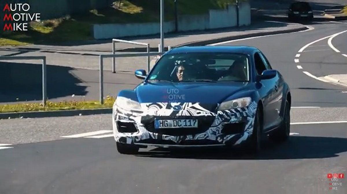 Mazda RX-9 疑似测试车再现身，传奇或将复活