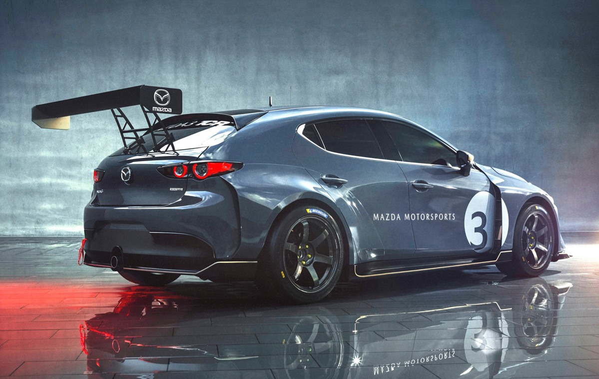 350 Hp 2.0L 涡轮引擎入列， Mazda3 TCR 猛爆登场