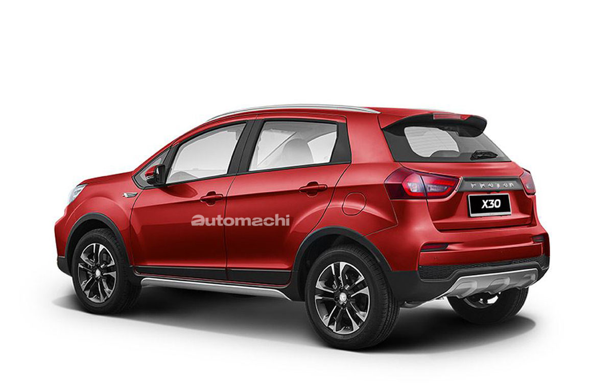 Proton X30 假想图，尺码更小的SUV车款