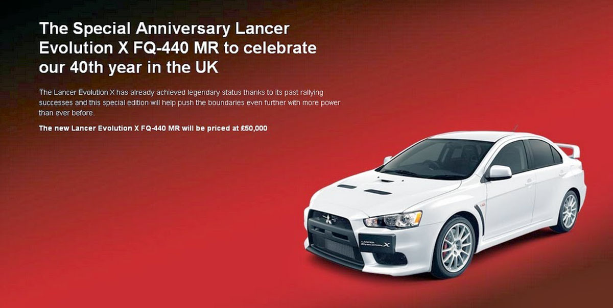 Mitsubishi Evo X FQ440 MR ,地表最强的2.0涡轮