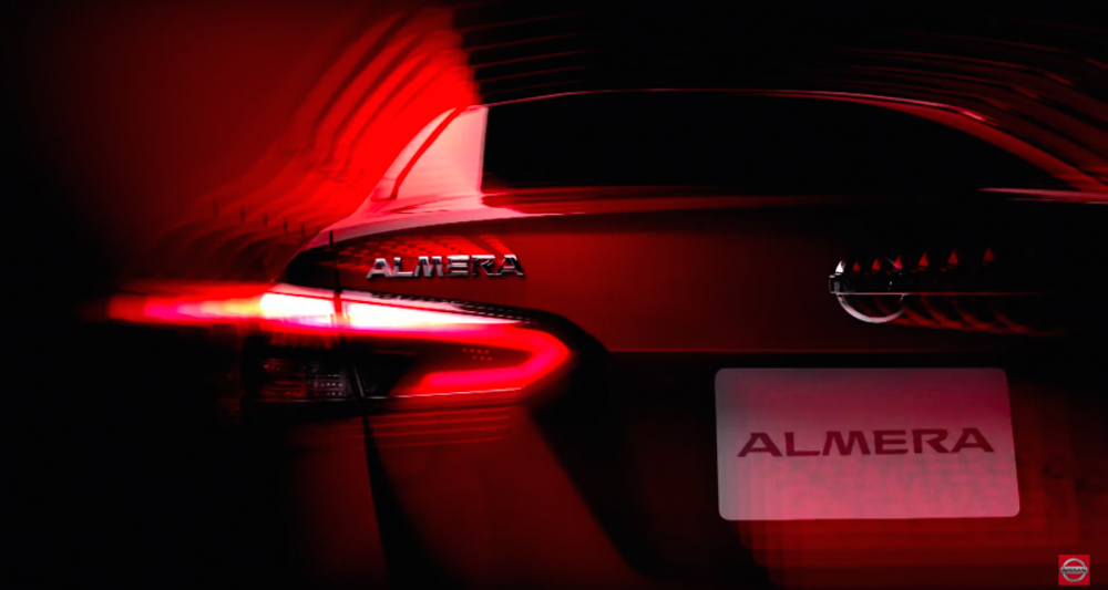 大改款 Nissan Almera 预告片释出，将在 11月14日于泰国发表