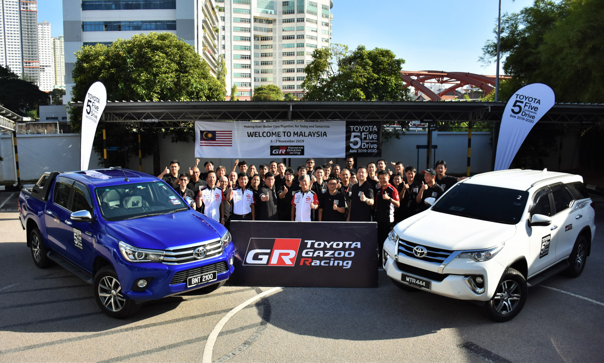 体验各国道路， Toyota's 5 Continent Drive 长征驾驶登陆我国