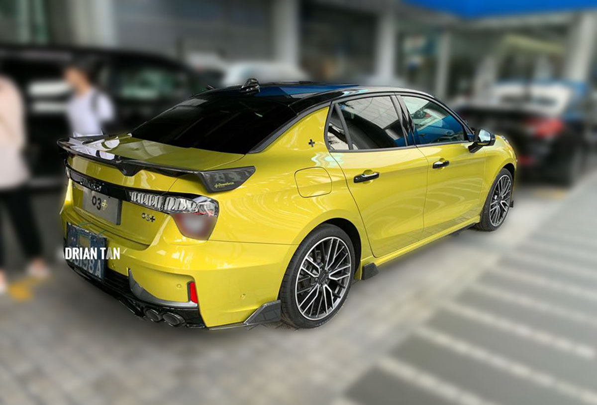 Lynk&Co 03+ 现身我国，中瑞混血性能轿跑