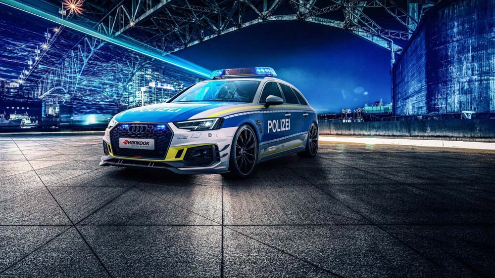 Audi RS4 Avant ABT 化身警车，飙车族们这次要小心了