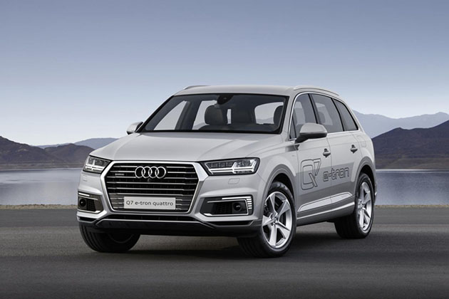 亚洲专属!Audi Q7 e-tron 2.0 TFSI quattro上海车展首演！