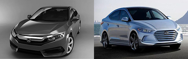 涡轮C-Segment Sedan战火一触即发！Hyundai Elantra+Honda Civic谁更优秀？