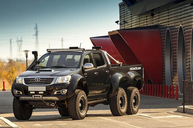 Hilux还可以再进化！Vromos爆改Toyota Hilux 6X6！