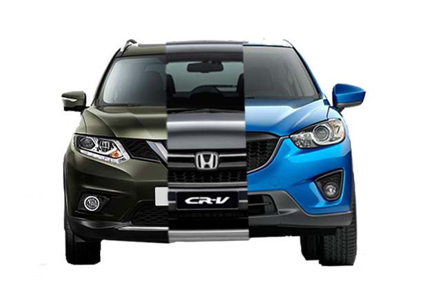 大马中型SUV之争!X-Trail,CR-V和CX-5