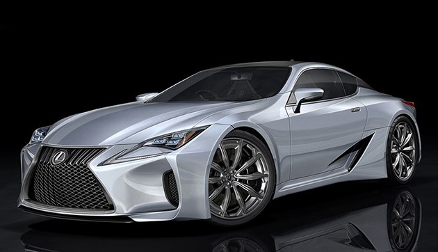 日系豪华跑车预告！Lexus LC500现身底特律车展！