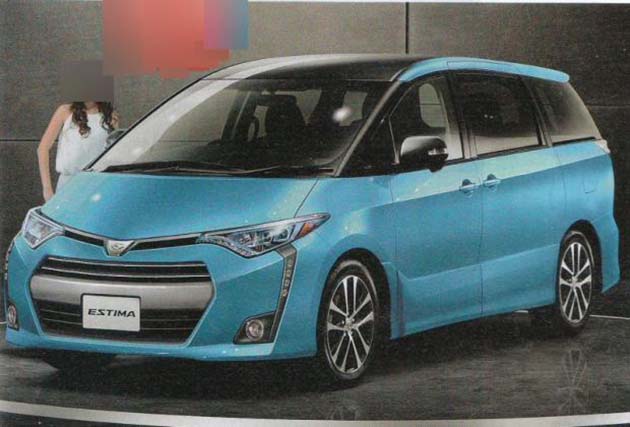 坚持不大改！Toyota Estima即将在6月推出二度小改车型！