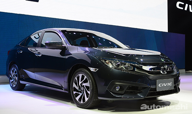 2016曼谷车展现场直击：Honda Civic X 1.8与1.5 Turbo同时现身！