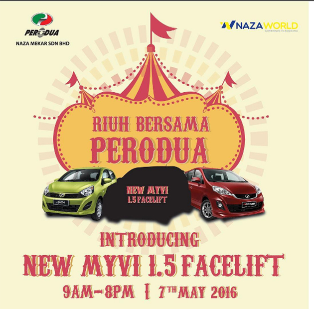 Perodua Myvi 1.5L即将迎来第二次小改款！