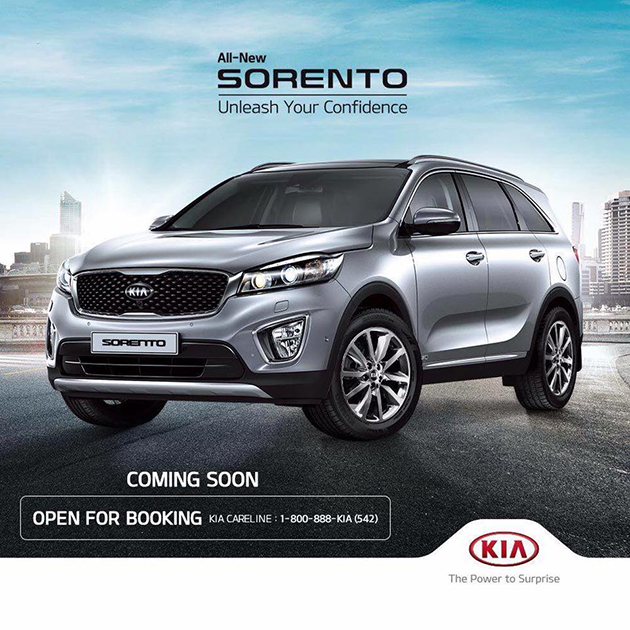 全新Kia Sorento在我国的价格曝光！入门版开价RM 158,000！