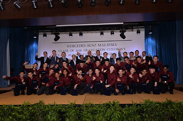Mercedes-Benz Malaysia 学徒培训中心 “第11届”学徒毕业！