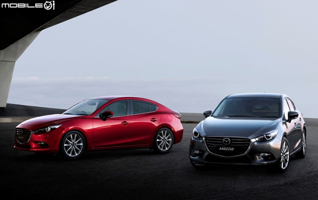 Mazda3小改款定妆照遭曝光！