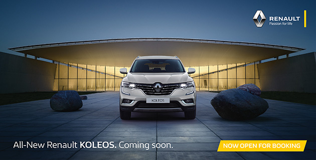Renault正式宣布全新Koleos开放预订！