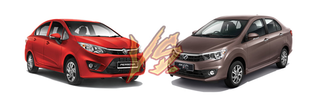 不同等级的比较！Perodua Bezza VS Proton Persona！
