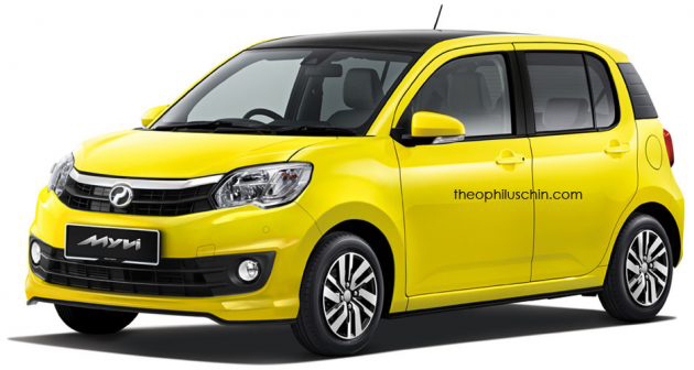来自Theophilus Chin的下一代Perodua Myvi假想图！