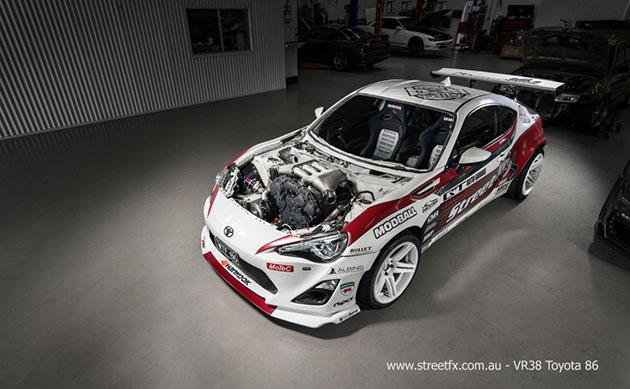 史上最强86！Toyota 86移植R35心脏马力达到1000 hp！！