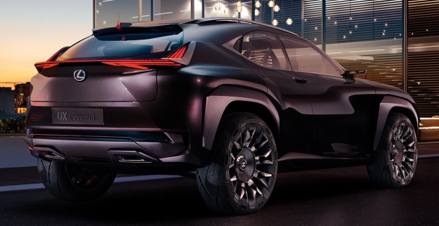 豪华版C-HR！Lexus UX Concept内饰图曝光！