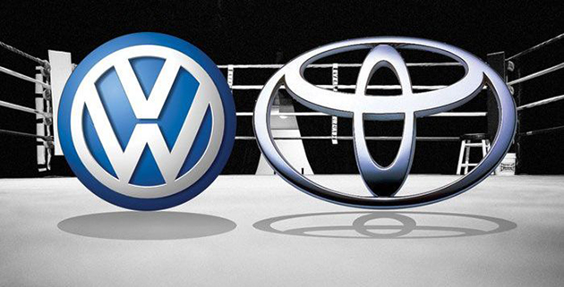 VW 第三季销量超越Toyota成为龙头！
