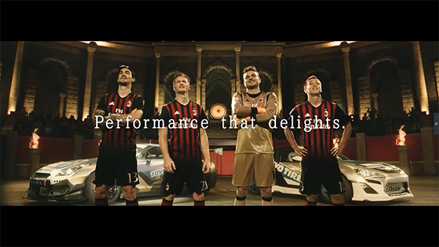 Toyo Tires 发布与AC Milan合作的第三支影片！