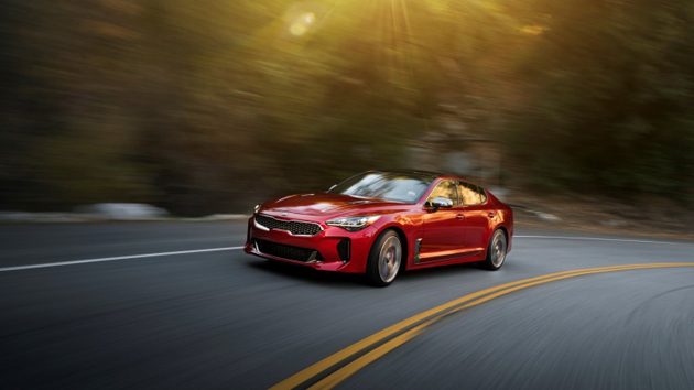 最强韩系轿跑, kia stinger 官方图正式公布!