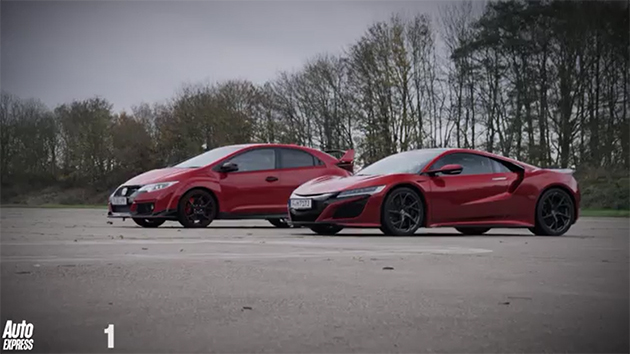 兄弟阋墙!  Civic Type R VS NSX 谁胜谁负？
