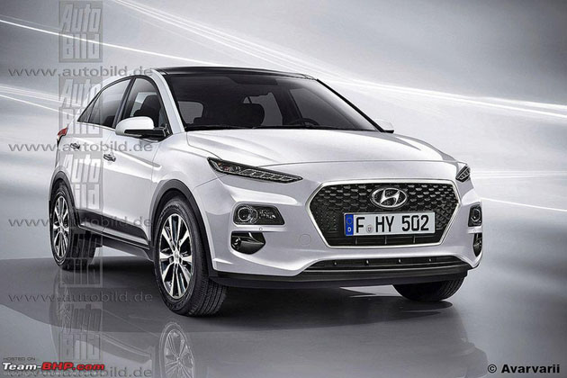 Hyundai Kona 6月发布！指定对手C-HR！