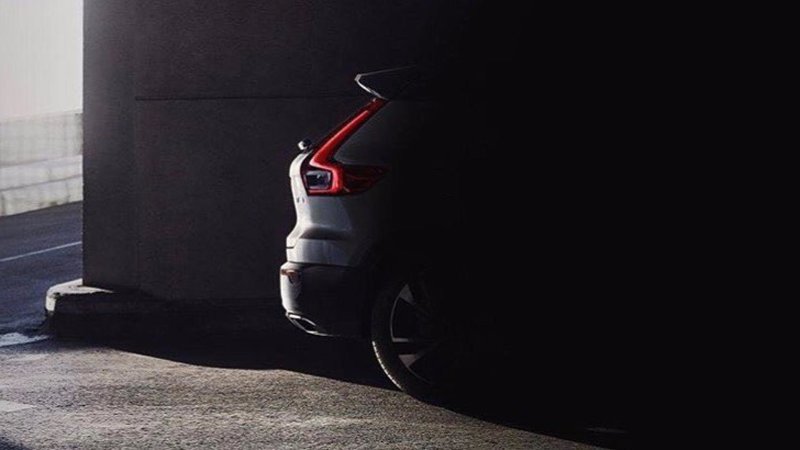 Volvo XC40 预览照意外提早泄露，有望9月亮相！